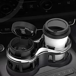 Double Cup Holder Suitable for Detachable Fixing Base Black Nickel 22525-image-6296743