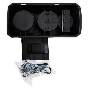 Car Seat Gap Organizer with Double Cup Holder Black 22527-image-6296756