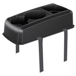Car Seat Gap Organizer with Double Cup Holder Black 22527-image-6296757