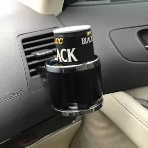 Cup Holder suitable for Air Conditioner Outlet Black 22526-image-6296832