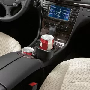 Cup Holder suitable for Mercedes-Benz E-Class W211 2002-2009 / CLS W219 2004-2012 Black-image-6296842