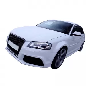 Front Bumper suitable for Audi A3 8P 08-12 Facelift RS3 Look With Black Grille-image-6296924