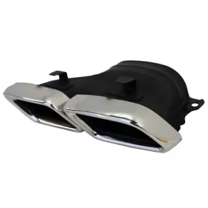 Exhaust Muffler Tips suitable for Mercedes-Benz C-Class W205 / E-Class W213 / S-Class W222 / GLE C292 / GLE W166 / GLC W253 A Design Look 2 pcs-image-6296934