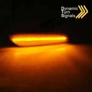 Side Fender Indicators suitable for Alfa Romeo 147 05-10 / 156 97-03 / Fiat Tipo 15+ Smoke Led Dynamic 2 pcs-image-6296941
