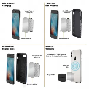 Magnetische Halterung geeignet für mobile Geräte mit austauschbaren Verkleidungen Scosche MPVI MagicMount Pro Vent-image-6296982