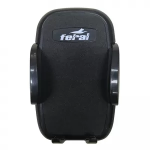 Mobile Holder Suitable for Car Air Vents Black With White Logo Feral 22114