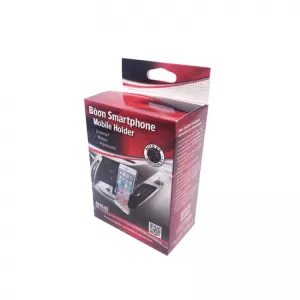 Mobile Holder Suitable for Car Air Vents Black With White Logo Feral 22115
