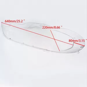 Headlights Lens Glasses suitable for BMW X5 E70 07-13 2 Pcs-image-6297043