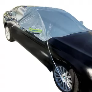 Windscreen & Front Windows Sun Shade Cover With Reflective Stripes On Mirrors & Elastic Straps Premium 250x170cm-image-6297076