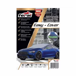Windscreen & Front Windows Sun Shade Cover With Reflective Stripes On Mirrors & Elastic Straps Premium 250x170cm-image-6297079