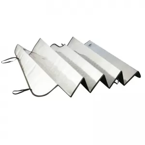 Sun Shade Interior Front Windshield Laser UV Reflecting Foldable Feral 145 x 80 cm 1 Piece-image-6297091