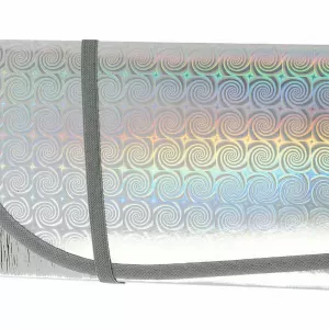 Sun Shade Interior Front Windshield Laser UV Reflecting Foldable Large Feral 145 x 70 cm-image-6297105