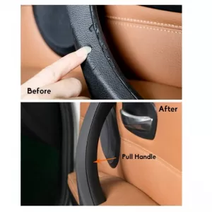 Door Handle (inside car) suitable for Bmw 3 E90 05-11 Right Front & Rear Door Set 2 Pcs Black-image-6297300