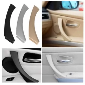 Door Handle (inside car) suitable for Bmw 3 E90 05-11 Right Front & Rear Door Set 2 Pcs Black-image-6297301