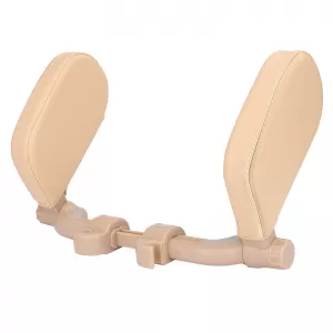 Neck Support Headrest Cushion Memory Foam HLU3000 11x20x3.5cm Beige 1 Pc-image-6297891