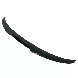Trunk Spoiler suitable for BMW 5 F10 11-17 M4 Look Lipspoiler from ABS plastic glossy black-image-6298251