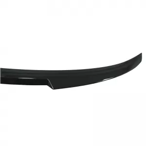 Trunk Spoiler suitable for BMW 5 F10 11-17 M4 Look Lipspoiler from ABS plastic glossy black-image-6298252