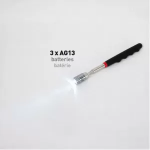 Magnetic Pick Up Tool Telescopic 19.5-81cm With Led Light 1pc-image-6298350