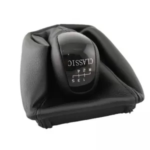 Shift Knob With Boot Black Suitable for Mercedes E-Class W211 With 5 Speed GK0811-image-6298466