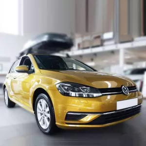 Rear Bumper Protector suitable for VW Golf VII (7) 12-17 17+ Steel-image-6298764