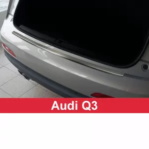 Rear Bumper Protector suitable for Audi Q3 8U 11-18 Steel-image-6298809