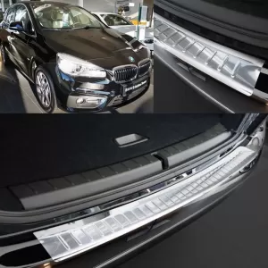 Rear Bumper Protector suitable for BMW 2 F45 Active Tourer 14+ Steel-image-6298816