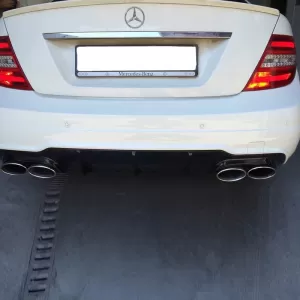 Rear Bumper suitable for Mercedes-Benz C-Class W204 07-14 C63 Facelift / A Design Look-image-6298849