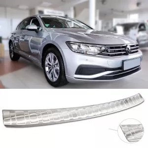 Rear Bumper Protector suitable for VW Passat B8 15+ Steel-image-6298896
