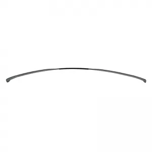 Roof Spoiler Add On suitable for VW Polo 6R/6C 09-17 XL Piano Black Standard Version 2 Pcs From Abs Plastic