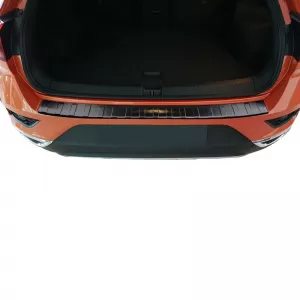 Rear Bumper Protector suitable for VW T-Roc 17+ Black Steel-image-6298907