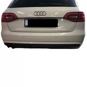 Rear Bumper Diffuser suitable for Audi A4 B8 12-15 Facelift Sedan/Avant S4 Look From Abs Plastic 1pc-image-6298977