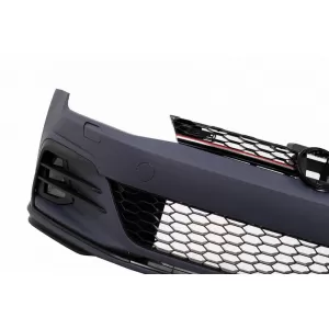 Front Bumper suitable for VW Golf VII (7.5) 17-20 Facelift With Led Fog Lights GTI Look & Grille-image-6298979