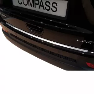 Rear Bumper Protector suitable for Jeep Compass II 17+ Steel-image-6299004