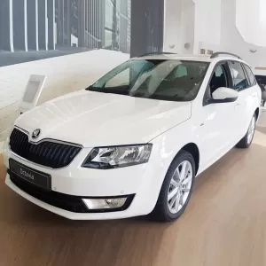 Rear Bumper Protector suitable for Skoda Octavia III (3) 5E 13-20 Caravan Black Steel-image-6299029
