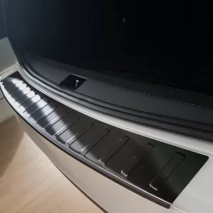 Rear Bumper Protector suitable for Skoda Octavia III (3) 5E 13-20 Caravan Black Steel-image-6299031