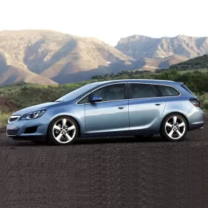 Rear Bumper Protector suitable for Opel Astra IV J 13-15 Steel-image-6299040