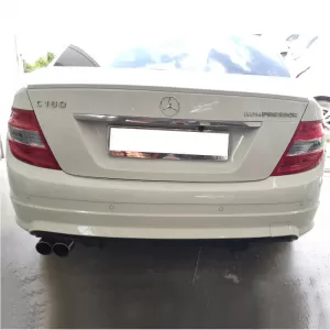 Rear Bumper suitable for Mercedes-Benz C-Class W204 07-11 C63 A Design Look With PDC-image-6299075
