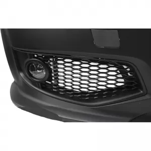 Front Bumper suitable for Audi A3 8P 05-08 RS Look With Grille Glossy Black-image-6299086