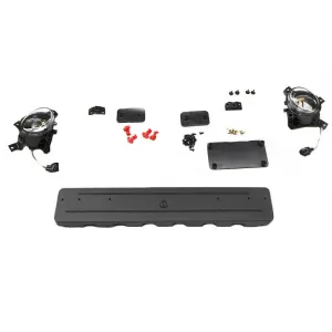 Front Bumper suitable for Audi A3 8P 05-08 RS Look With Grille Glossy Black-image-6299091