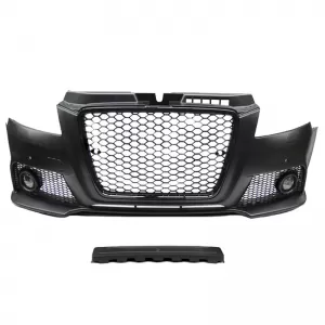 Front Bumper suitable for Audi A3 8P 08-12 Facelift RS3 Look With Black Grille Made in Taiwan-image-6299155