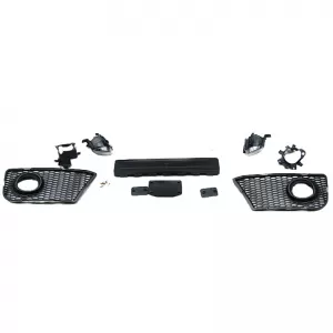 Front Bumper suitable for Audi A3 8P 08-12 Facelift RS3 Look With Black Grille Made in Taiwan-image-6299156