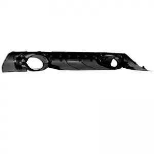 Rear Bumper Diffuser suitable for Audi TT 8S 14+ TTRS Look with Exhaust Tips from ABS Plastic-image-6299214