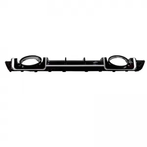 Rear Bumper Diffuser suitable for Audi TT 8S 14+ TTRS Look with Exhaust Tips from ABS Plastic-image-6299215