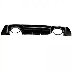 Rear Bumper Diffuser suitable for Audi TT 8S 14+ TTRS Look with Exhaust Tips from ABS Plastic-image-6299218