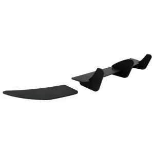 Rear Bumper Diffuser suitable for VW Golf VII (7) 12-17 R Version Mat Black 3 Bars & 2 Side Splitters From Plastic 3pc-image-6299258