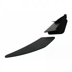 Rear Bumper Diffuser suitable for VW Golf VII (7) 12-17 R Version Mat Black 3 Bars & 2 Side Splitters From Plastic 3pc-image-6299260
