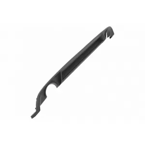 Rear Bumper Diffuser suitable for VW Golf VII (7.5) 17-20 Facelift GTI With 2 Single Exhausts Right & Left From Abs Plastic 1pc