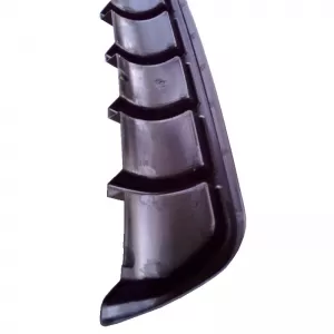 Rear Bumper Diffuser suitable for Universal Sport Look Black From Abs Plastic 1pc-image-6299268