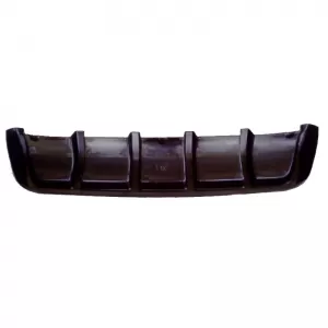 Rear Bumper Diffuser suitable for Universal Sport Look Black From Abs Plastic 1pc-image-6299271