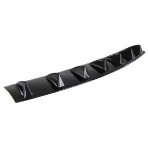 Rear Bumper Diffuser Universal with 7 Fins Carbon Look from ABS Plastic 1pc-image-6299277
